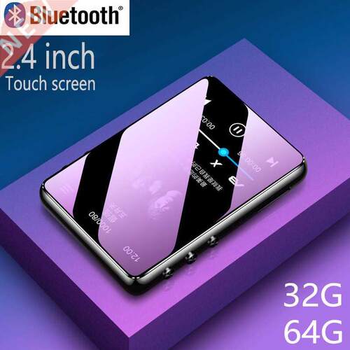 Bluetooth 5.0 mp3 player 2.4inch full touch screen built-in