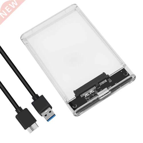 Transparent Tool Free 2.5 Inch USB 3.0 5Gbps to SATA III Ext