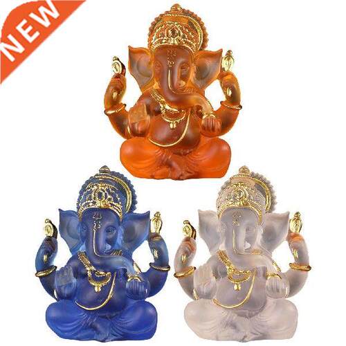 Clear Lord Ganesha Statue Elephant Hindu Sculpture