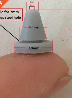 50 Pieces Shower Head Accessories Silicone Nail Tips Water S