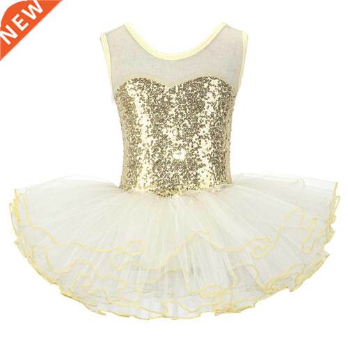 Nice Girls Ballerina Fairy Prom Party Costume Kids Sequined