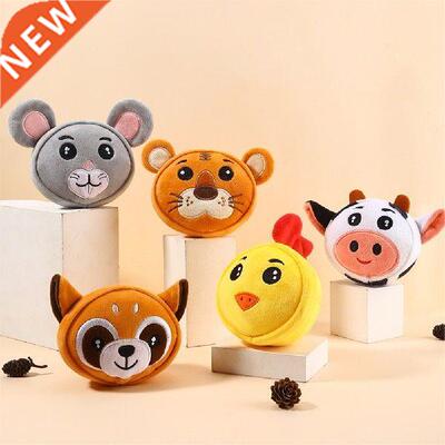 Dogs Plush Squeaky Toys Funny Animal Shape Dog Chew Ball