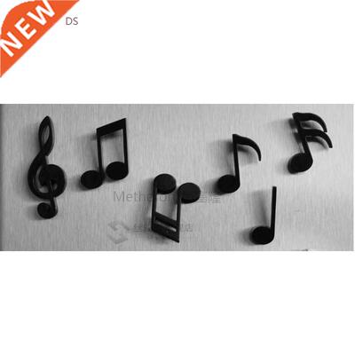 6pc Qualy Memody Music Note Magnet Black Music Musical Notat