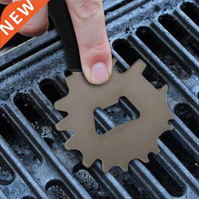 Metal BBQ Grill Grate Cleaner Barbecue Oven Scraper