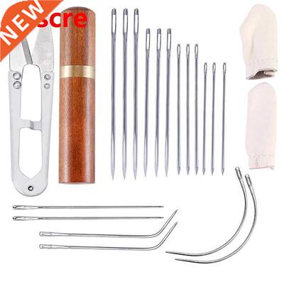 23PCS Leather Embroidery Needles With Needle Case, Including