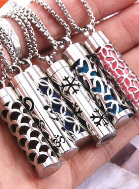 New Aromatherapy Dffuser Necklace 316L Stanless Steel Lock