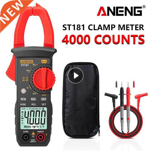 ANENG ST181 Digital Clamp Meter DC/AC Current 4000 Counts