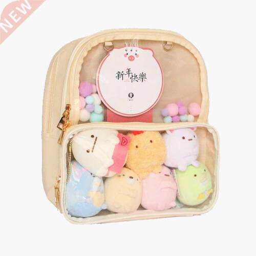 Ita Bag Backpack Clear Transparent Women Diy Bag Ladies Tran