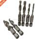 Screw Metric Tap Thread Point Spiral Hss Shank Hex Hand 6pc