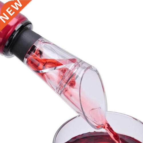 1Pc Cross Flowing Wine Aerator Pour Spout Decanter Aerator