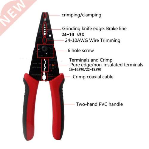 Wire Stripper Multi-Function Tool for Cutting Cables Screws