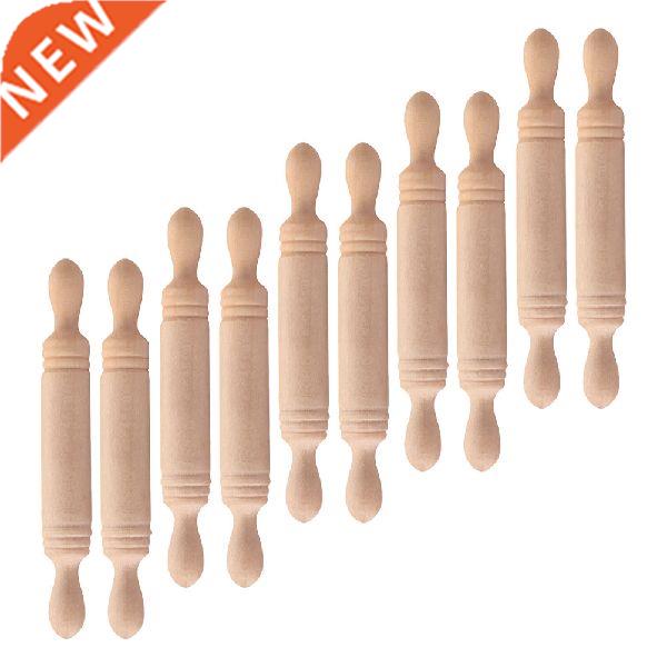 Rolling Pin Roller Dollhouse Mini Miniature Kitchen Wooden