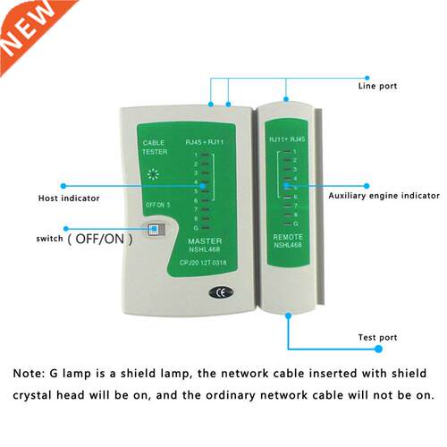 Network Cable Tester RJ45 RJ11 UTP LAN Cable Tester Detector