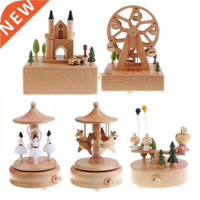 Wood Musical Box Customized Gift for Friends Lover Children