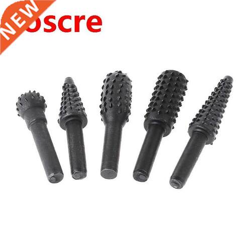 5pcs Steel Rotary Rasp File Woodworking Tool Electric Drill