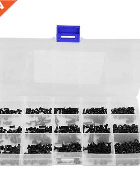 480Pcs M2 M2.5 M3 Hexagon Socket Screws and Hexagon Nuts Hex