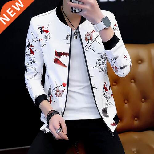 Spring Autumn New Men's Bomber Zipper Jacket Male Casual Str