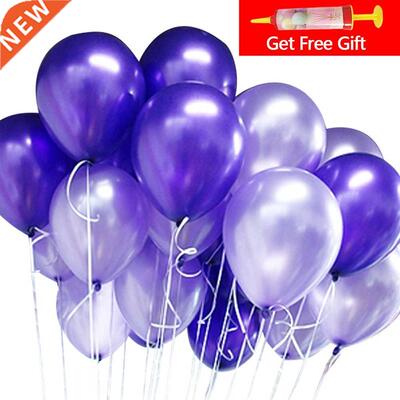 50pcs 10/12inch Glossy Pearl Latex Balloons Wedding