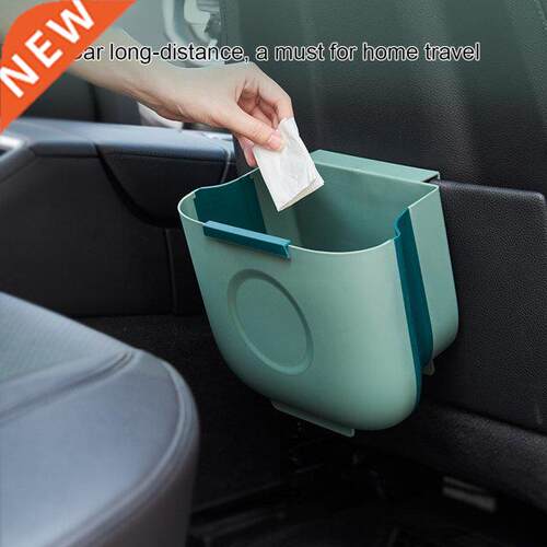 Cabinet Hanging Space-saving Trash Can Foldable Lge Openin