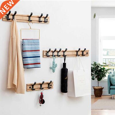 Coat Rack Mobile and Fexible Bamboo Modern Wall Mounted