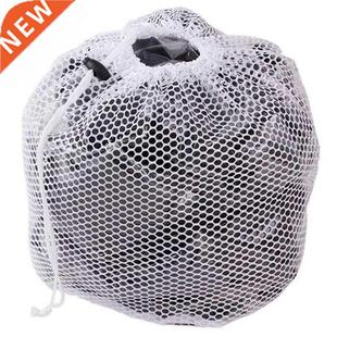 Mesh Drawstring Laundry Bags Washing Net Saver