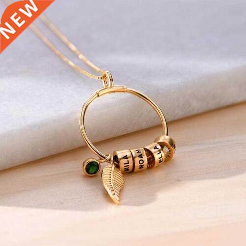 Personalzed Custom Letter Names Pendant Necklace Stanless