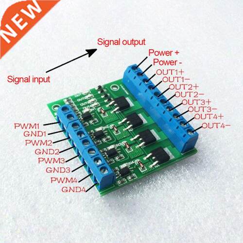4-channel Mos Fet Plc Amplifier Board Driver Module Pwm -20