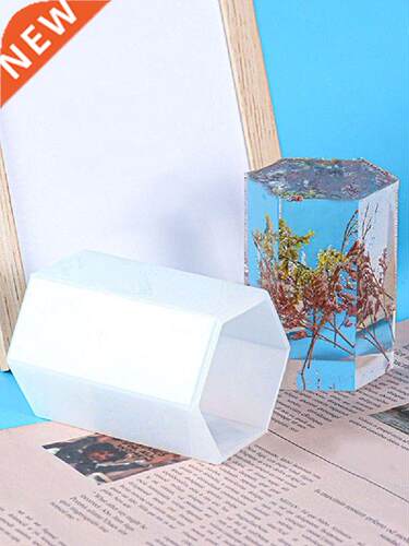 Hexagonal Silicone Mold For DIY Dried Flower Candle Making