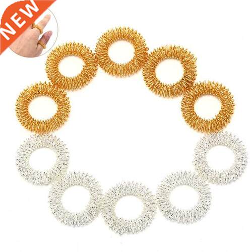 5pcs/Lot Finger Massage Ring Acupuncture Ring Health Care Bo