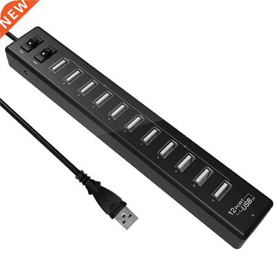 A drag of twelve USB2.0 Hub,12-Port USB hub for Mac, PC,USB