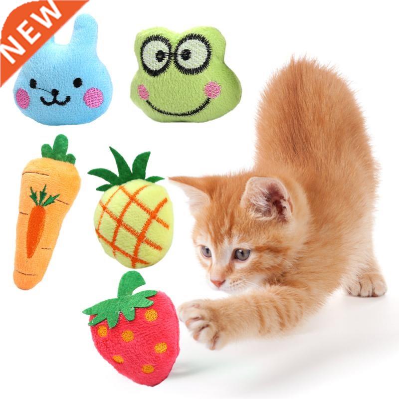 1pcs Fruits And Animals Design Cat Toy Catnip Toy Cute Mini