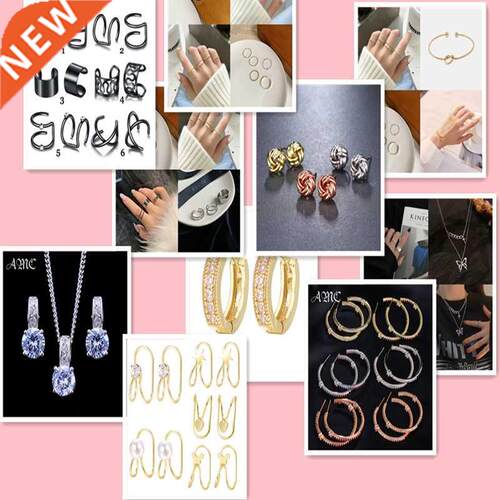AMC 5 pcs Jewelry Sets Gifts For Women/Men/Girls/Boys Neckla