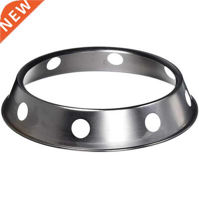 Universl Wok Pn Support Rck Stnd Wok Ring/Metllic Round