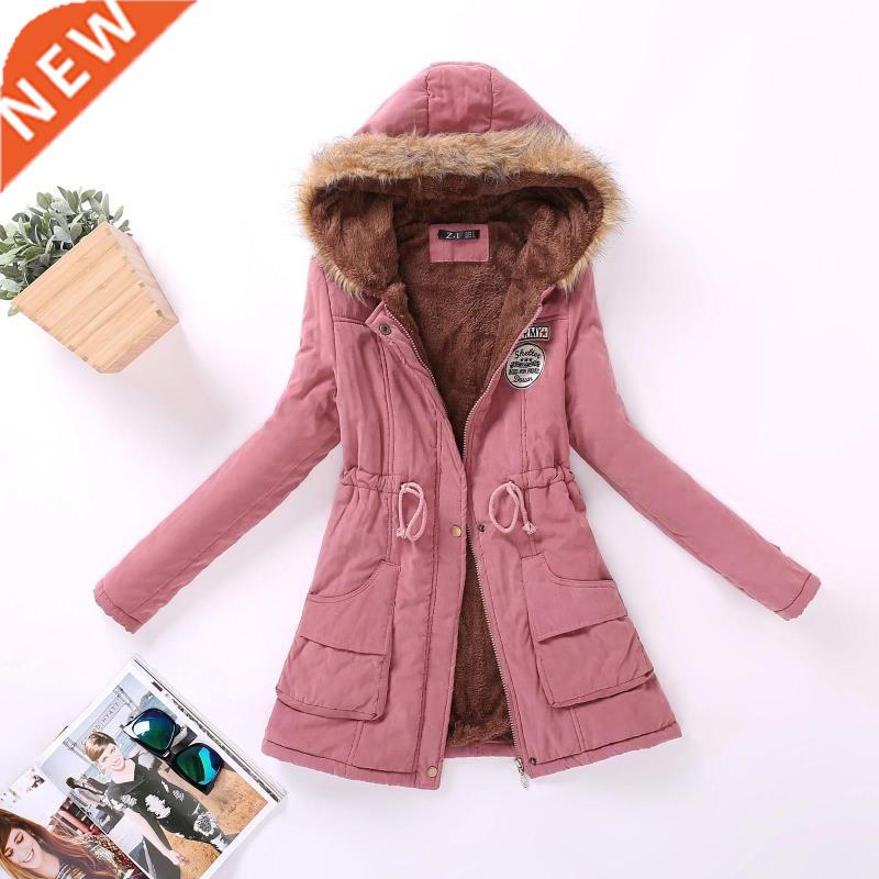 Ailegogo New Autumn Winter Women Cotton Jacket Padded Casual