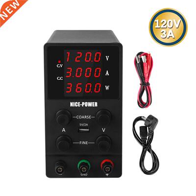 4-digit LED USB Digital Regulated Power Supply Stabilized Vo