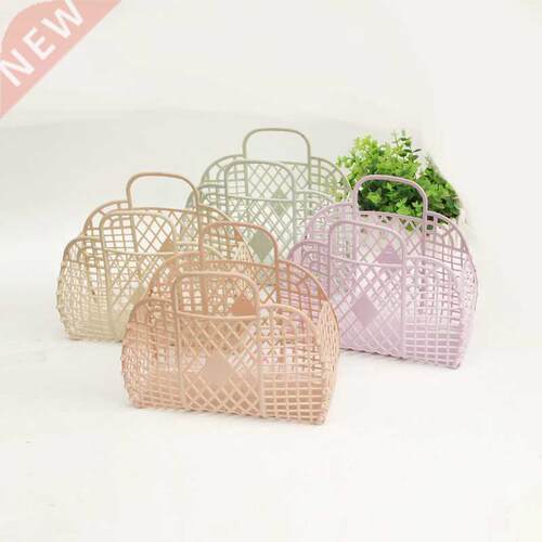 Summer New Hollow Jelly Basket Beach Vacation Large-capacity