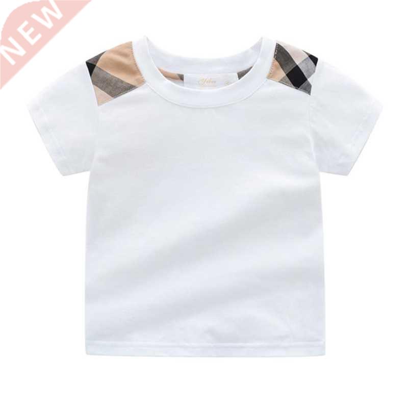 Boys Girls Short Sleeves T-shirt Baby Cotton Tee ops Summer