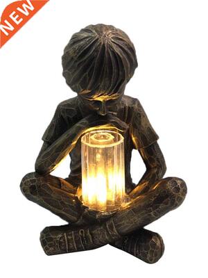 Creative Garden Resin Statuette Prodigy Statue Meditation