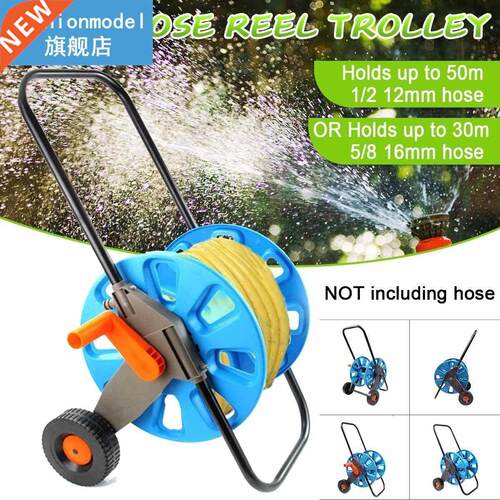 Garden Water Hose Rack Garden Watering Trolley Washing Truck