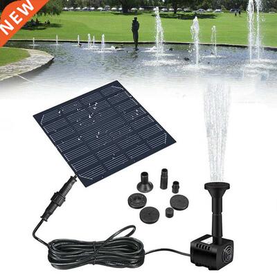 New 1.2W Water Sprinkler Sprayer Solar Pump Solar Panel