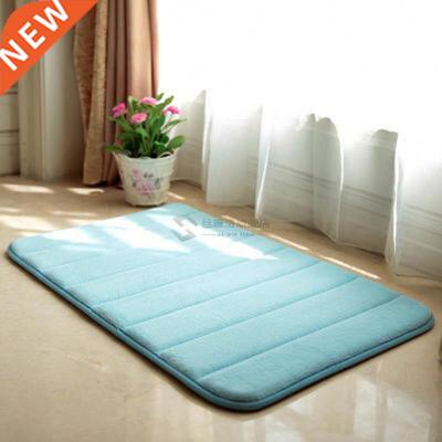Non-slip Bath Mats 40x60cm Memory Foam Bathroom Horizontal S