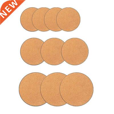 10Pcs 3Sizes Cork Plant Coasters, 4/6/8 Inch Cork Plant Mats