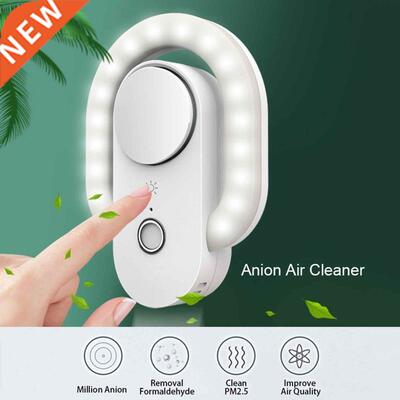 PIR Motion Sensor Night Lamp Anion Air Purifier Wall Light