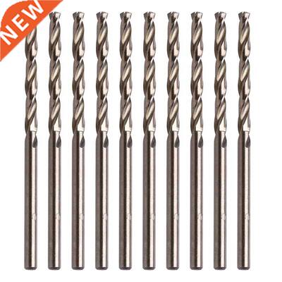 10Pcs 3mm M35 Round Shank HSS-Co Cobalt Twist Drill Spiral D