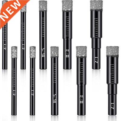 Dry Diamond Drill Bits Set 10 PCs Tile Drill Bits Granite Dr