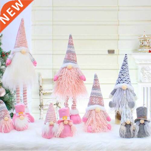 Merry Christmas Cute Faceless Santa Claus Dolls Plush Angel