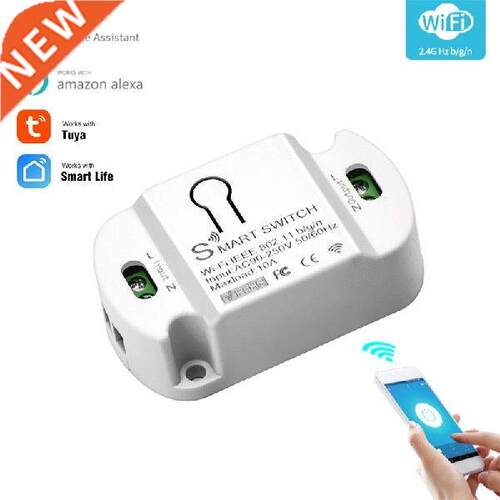 Wi-Fi Smart Light 10A Switch Timer Smart Life APP Wireless