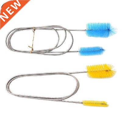 Stainless Steel Aquarium Cleaning Brush 155cm Flexible Bent