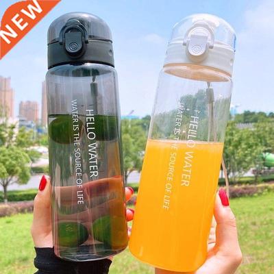 Sports Water Bottle Plastic Portable Drinking Cup Gym Leakpr