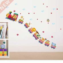 Cartoon Train Kindergarten Wall Decoration Wallpaper